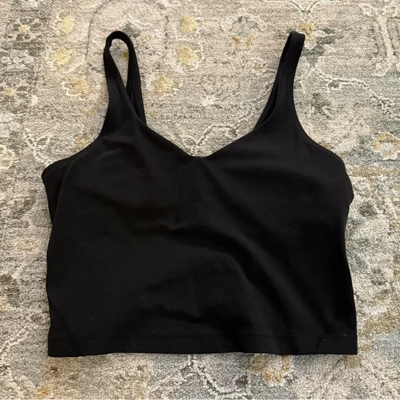 Lululenon Align Tank Black Size 6 - Picture 2 of 4